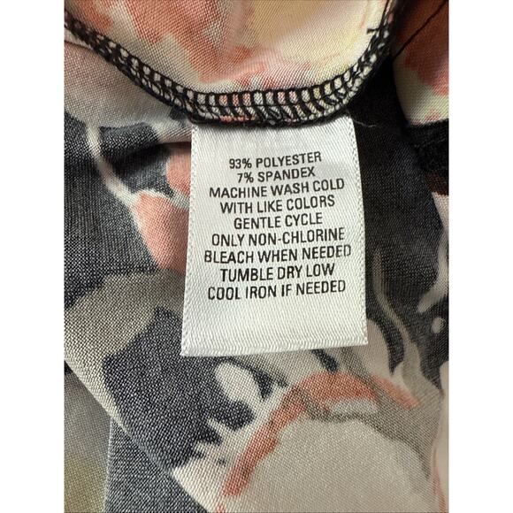 GNW Women's 1X Cottagecore Floral Sleeveless V Wrap Neck Maxi Dress Boho Chic - Picture 4 of 7